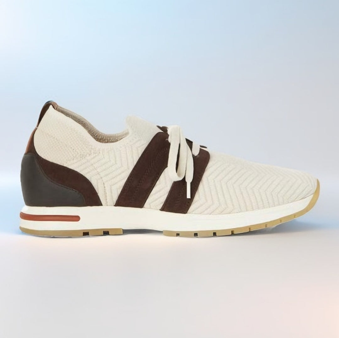 Loro Piana Flexy Sneakers Light Brown & Brown