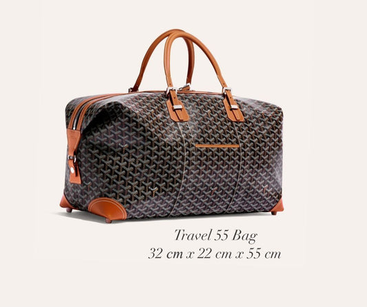 Goyard Travel Bag Brown 55cm