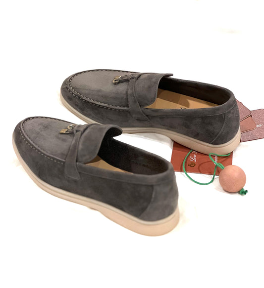 Loro Piana Summer Walk Shoes Dark Brown