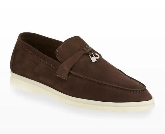Loro Piana Summer Walk Shoes Brown
