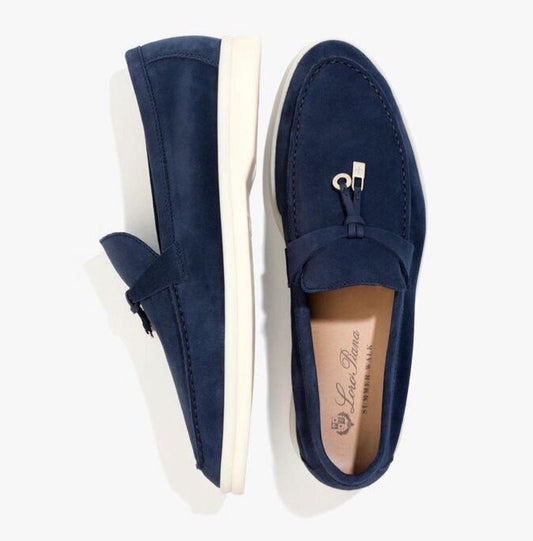 Loro Piana Summer Walk Shoes Blue