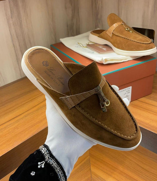 Loro Piana Shoes Slip Ons Brown