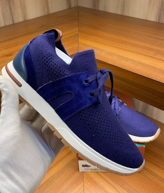 Loro Piana Flexy Sneakers Blue