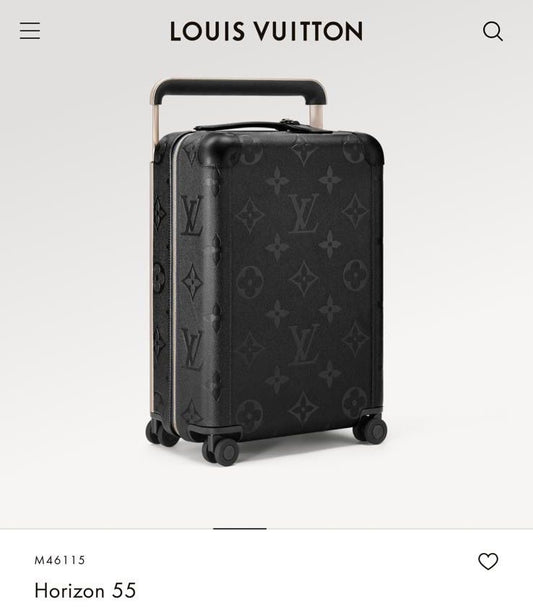 LV Travel Suitcase Bag Black