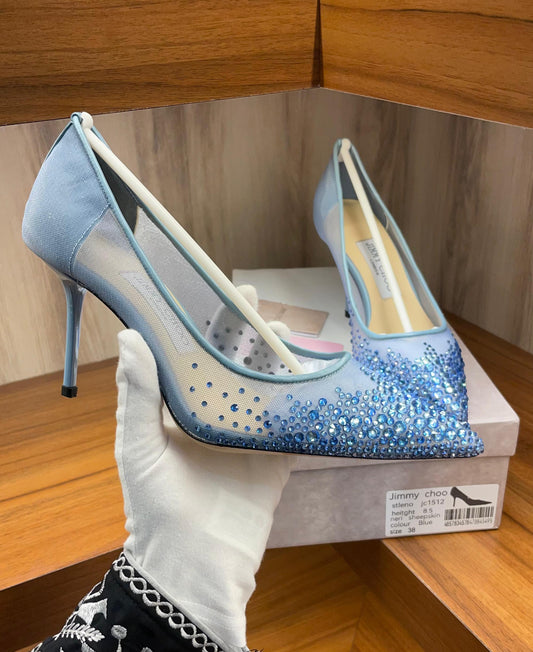Jimmy Choo Women High Heels Blue