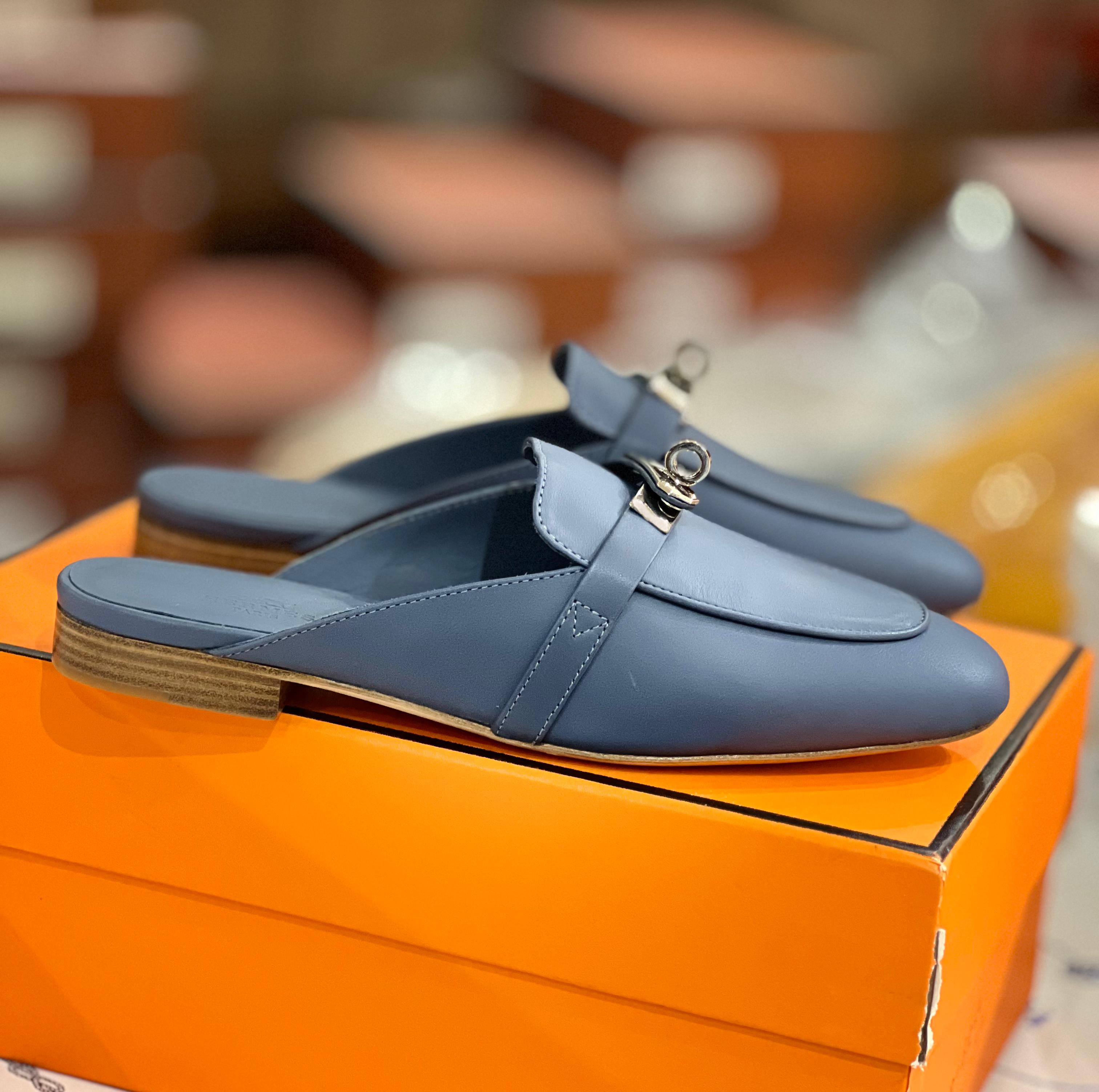 Hermes slip ons hotsell