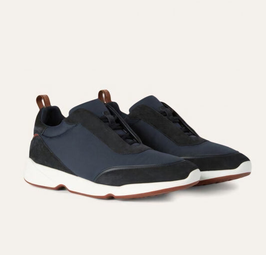 Loro Piana Modular Walk Sneakers Dark Blue