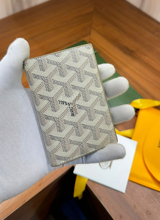 Goyard Wallet White