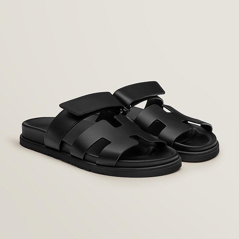 Hermes Slippers Black