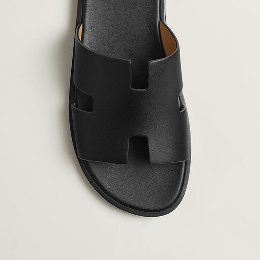 Hermes Slippers Black