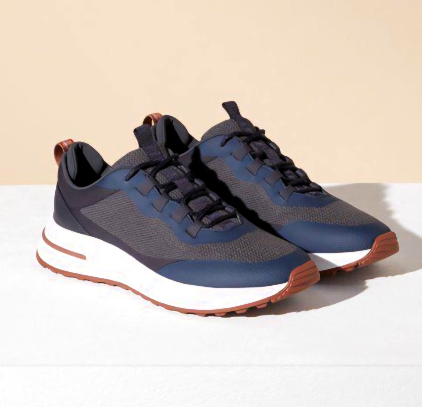 Loro Piana Weekend Walk Sneakers Tricolor Blue