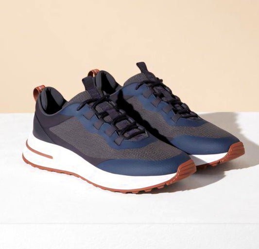 Loro Piana Weekend Walk Sneakers Tricolor Blue