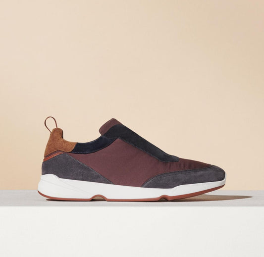 Loro Piana Modular Walk Sneakers Maroon