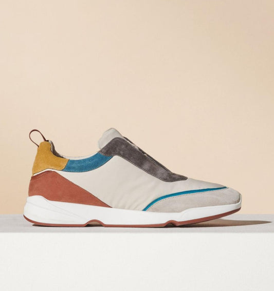 Loro Piana Modular Walk Sneakers Beige Tri-Color Mix