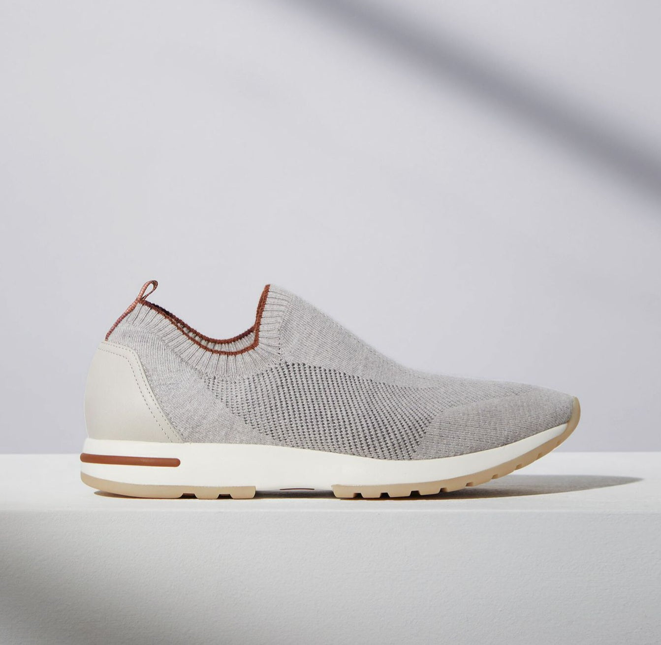 Loro Piana Active Flexy Sneakers Light Gray