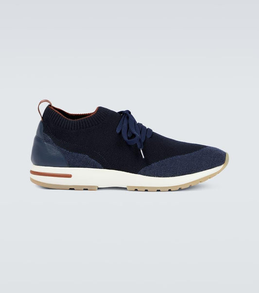 Loro Piana Flexy Sneakers Dark Blue