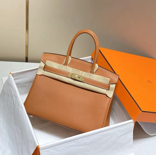 Hermes Birkin Women Bag Brown