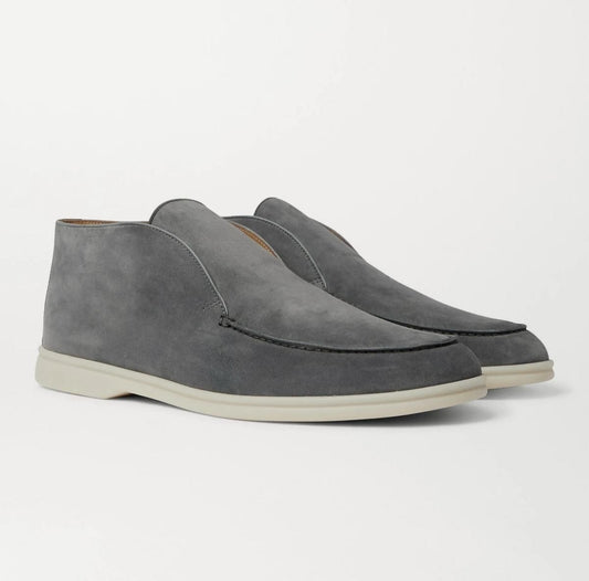 Loro Piana Chukka Shoes High Gray