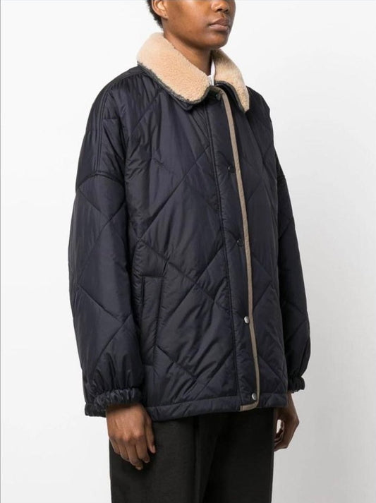 Brunello Cucinelli Jacket Black With Fur