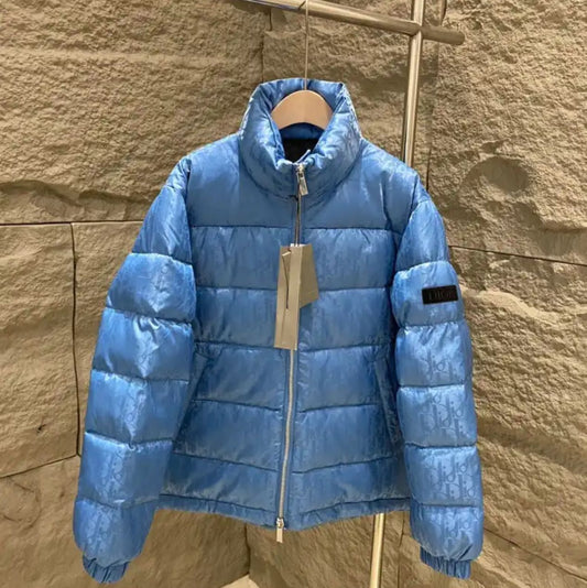 Dior Quilted Jacket Blue