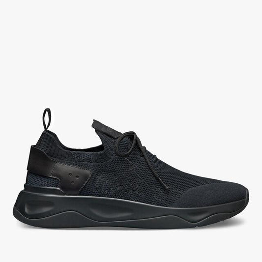 Berluti Shadow Knit Sneakers Black