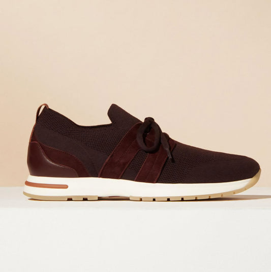 Loro Piana Flexy Sneakers Dark Maroon