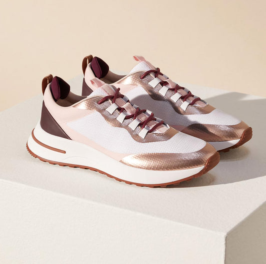 Loro Piana Weekend Walk Sneakers Nude & Pink