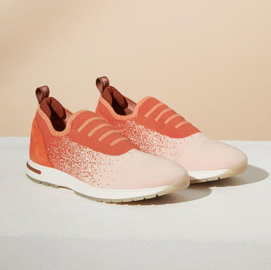 Loro Piana Active Flexy Sneakers Peach Pink
